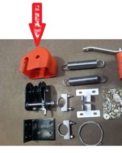 Plastic cover f/winch RC912CP double